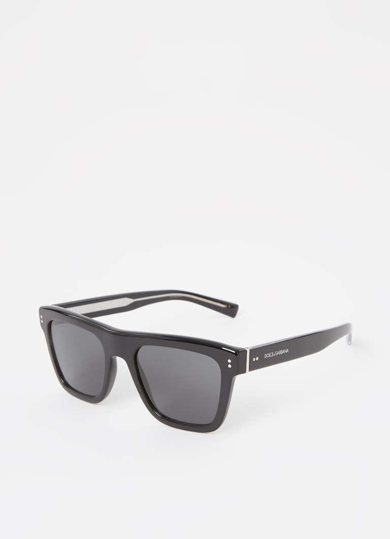Dolce & Gabbana Heren Wayfarer zonnebril DG4420 Zwart - Deal