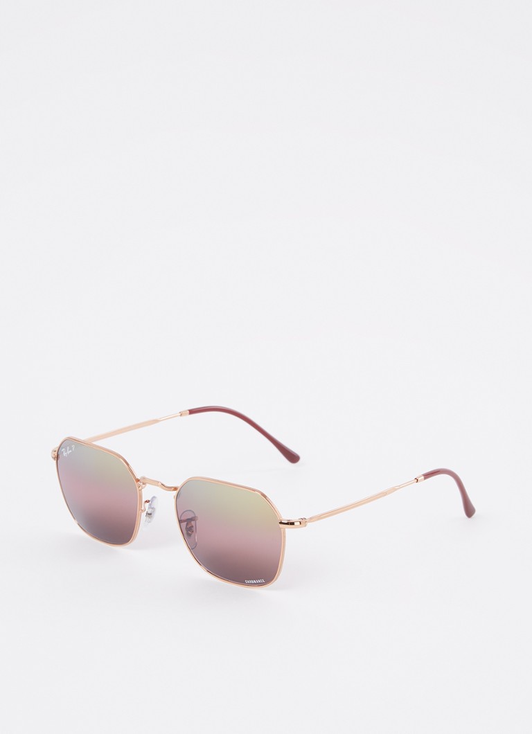 Ray-Ban Heren Jim zonnebril gepolariseerd RB3694 Goud - Deal