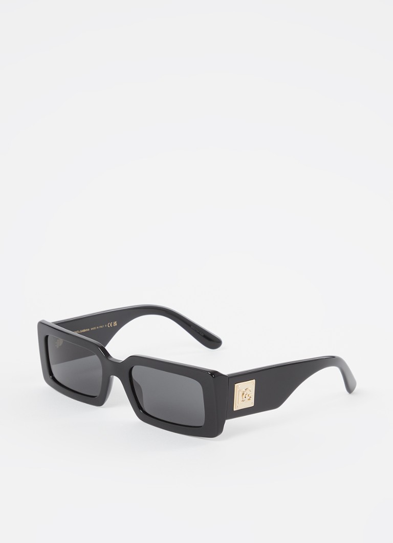 Dolce & Gabbana Dames Retro zonnebril DG4416 Zwart