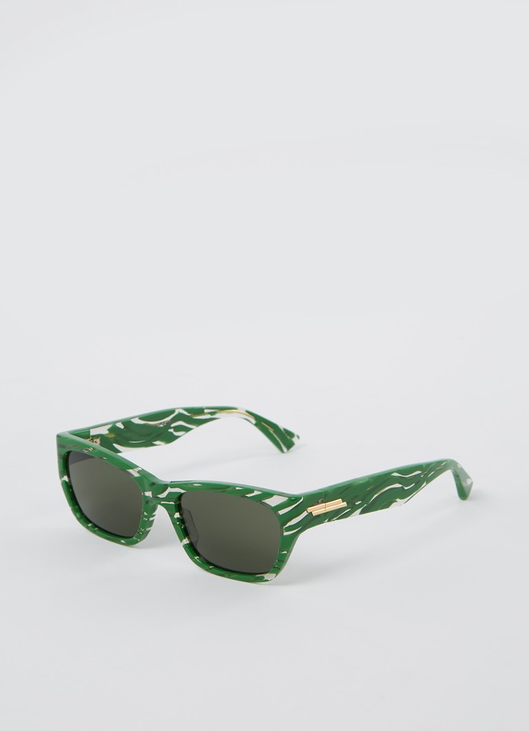 Bottega Veneta Dames Retro zonnebril BV114 Groen - Deal