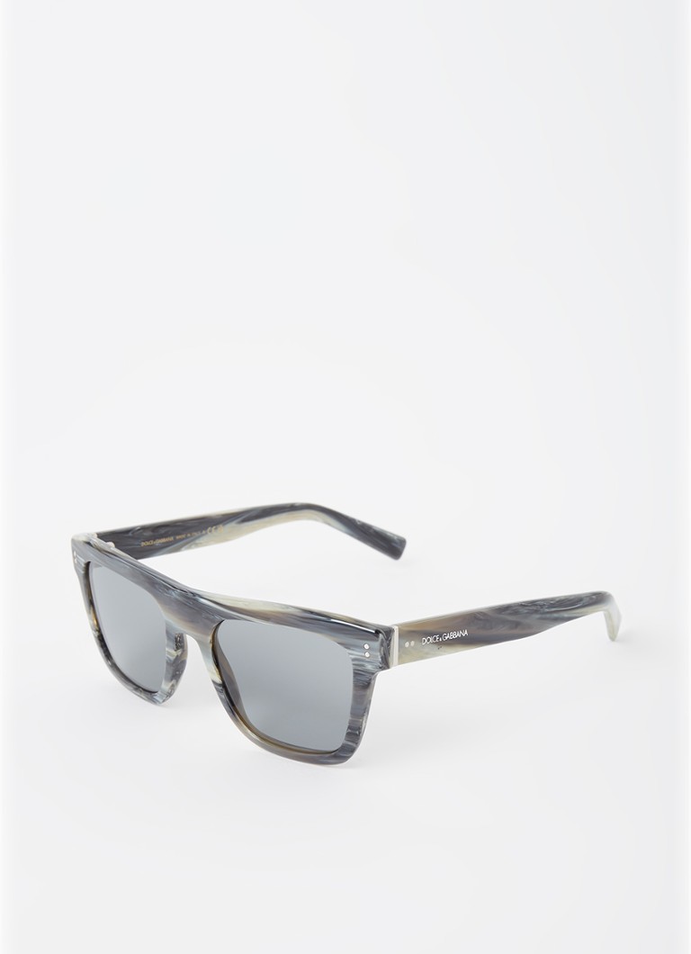 Dolce & Gabbana Heren Retro zonnebril DG4420 Grijs - Deal