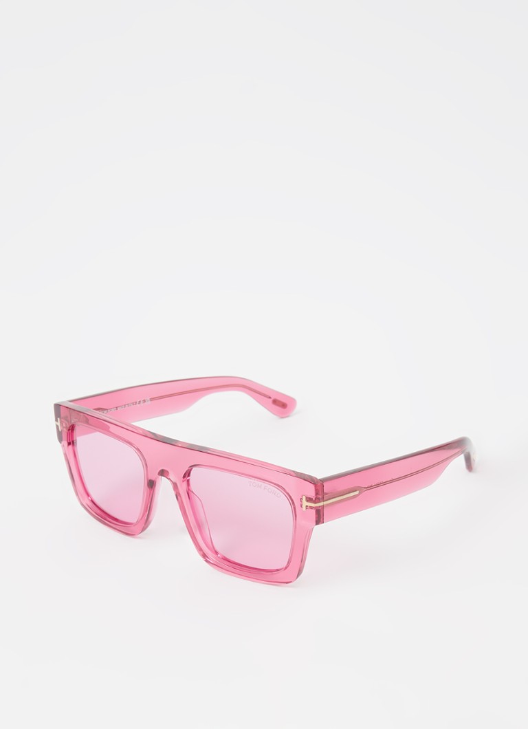 TOM FORD Heren Fausto zonnebril FT0711 Donkerroze - Deal