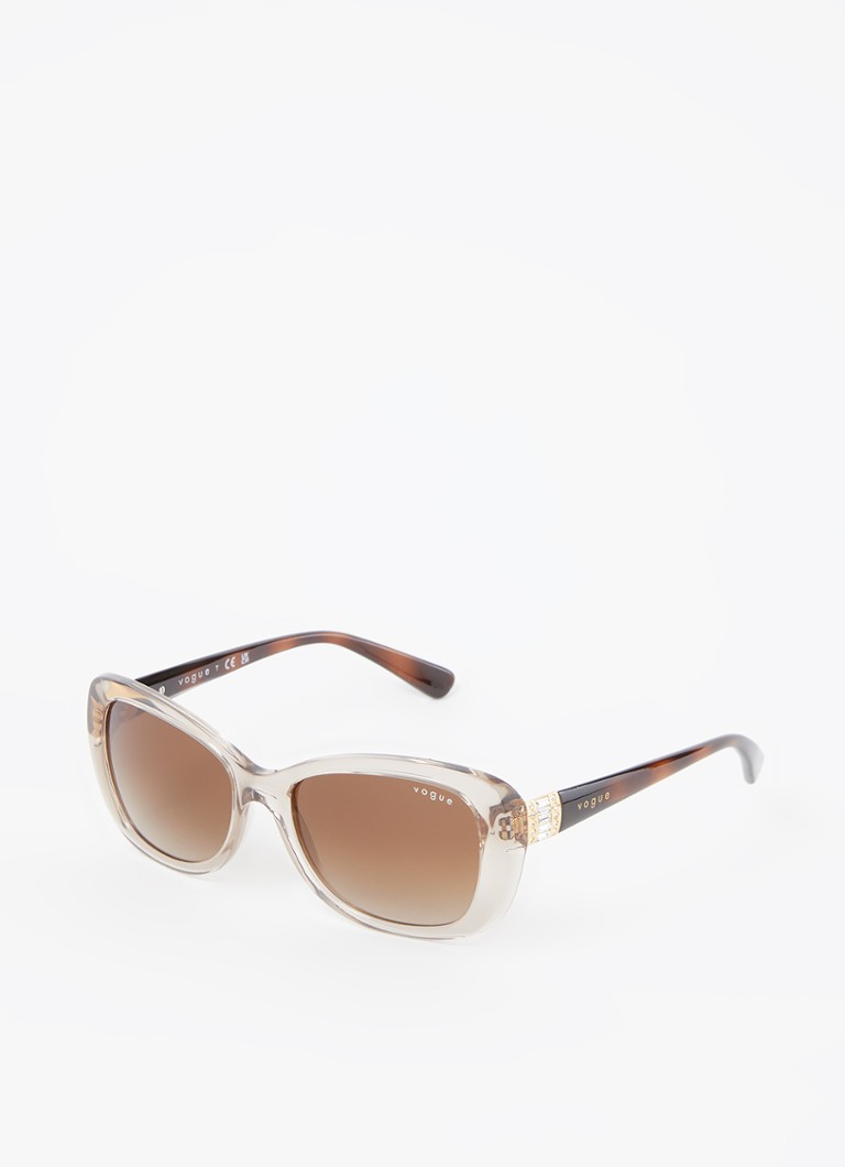 Vogue Dames Cat Eye zonnebril V02943SB Lichtbruin - Deal