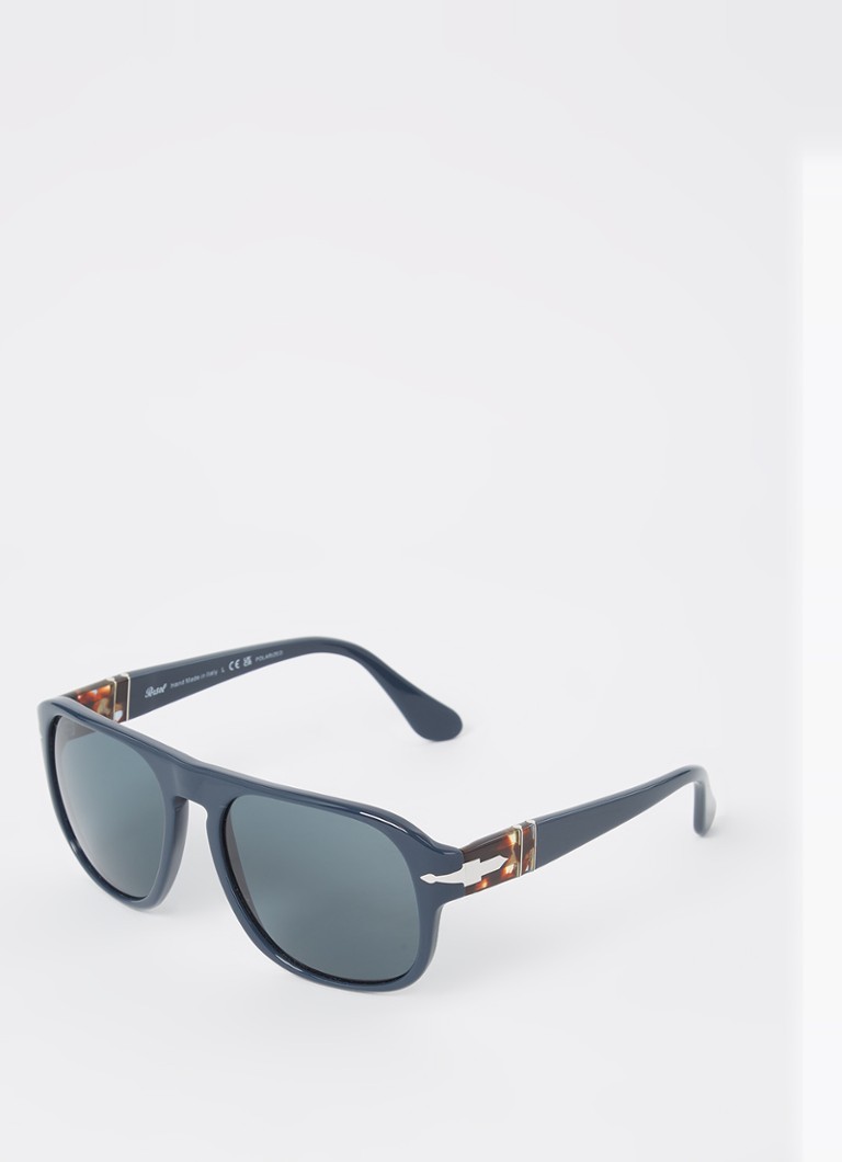 Persol Heren Piloten zonnebril gepolariseerd PO3310S Petrol - Deal