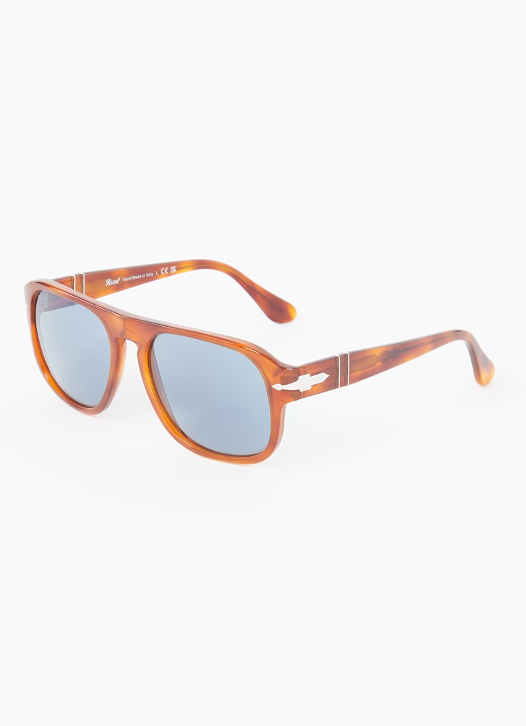 Persol Heren Jean zonnebril gepolariseerd PO3310S Oranjebruin - Deal