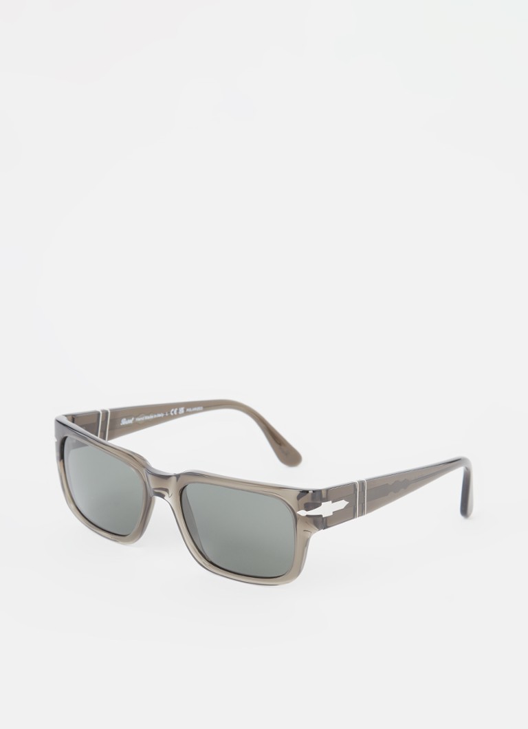 Persol Heren Retro zonnebril gepolariseerd PO3315S Grijs - Deal