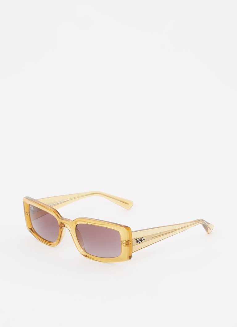 Ray-Ban Dames Kiliane zonnebril RB4395 Okergeel - Deal