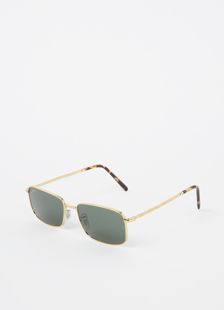 Heren Retro zonnebril RB3717 - Gepolariseerd, Goud