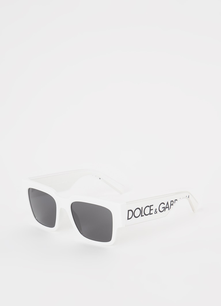 Dolce & Gabbana Dames Retro zonnebril DG6184 Wit - Deal