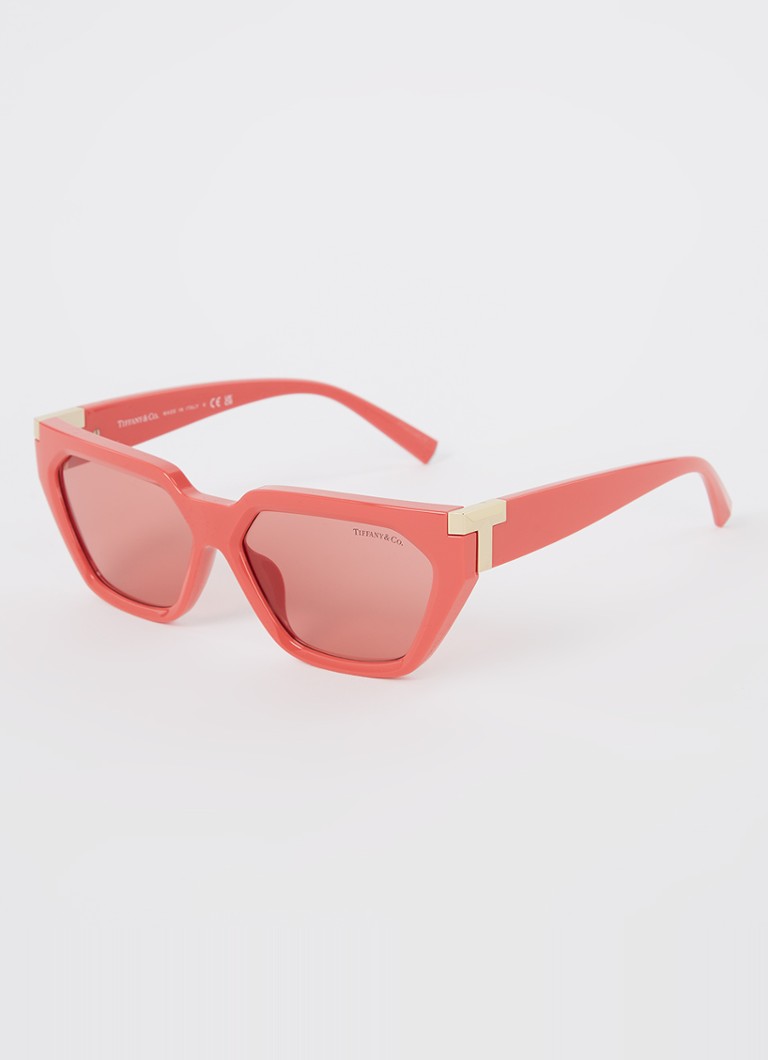 Tiffany & Co. Dames Cat Eye zonnebril TF4205U Koraal