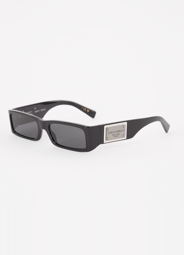 Dolce & Gabbana Heren Retro zonnebril DG4444 Zwart - Deal