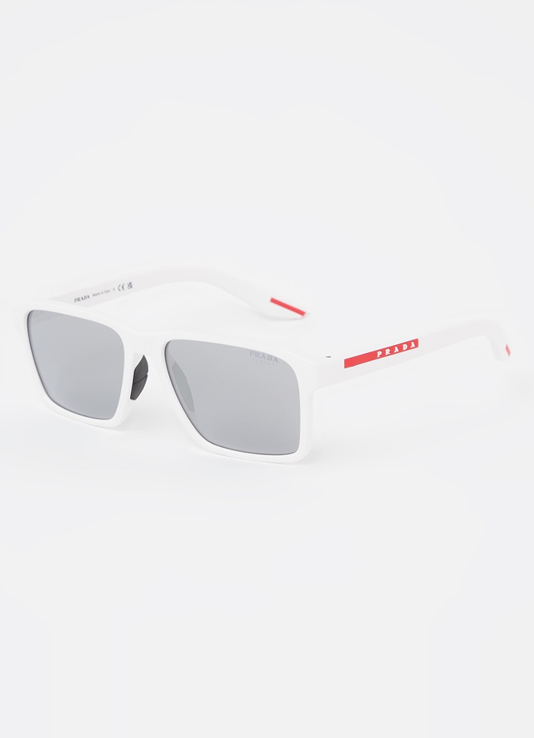 Prada Linea Rossa Heren Wayfarer zonnebril PS05YS Wit - Deal