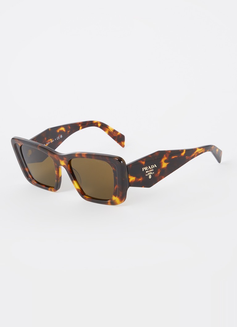 Prada Heren Symbole zonnebril PR08YS Bruin - Deal