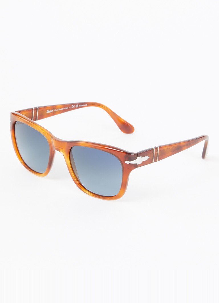 Persol Heren Retro zonnebril PO3313S Bruin - Deal