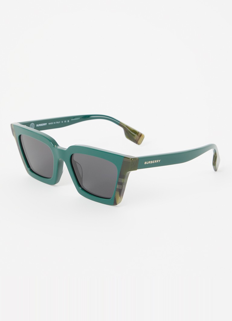 Burberry Dames Cat Eye zonnebril BE4392U Groen - Deal