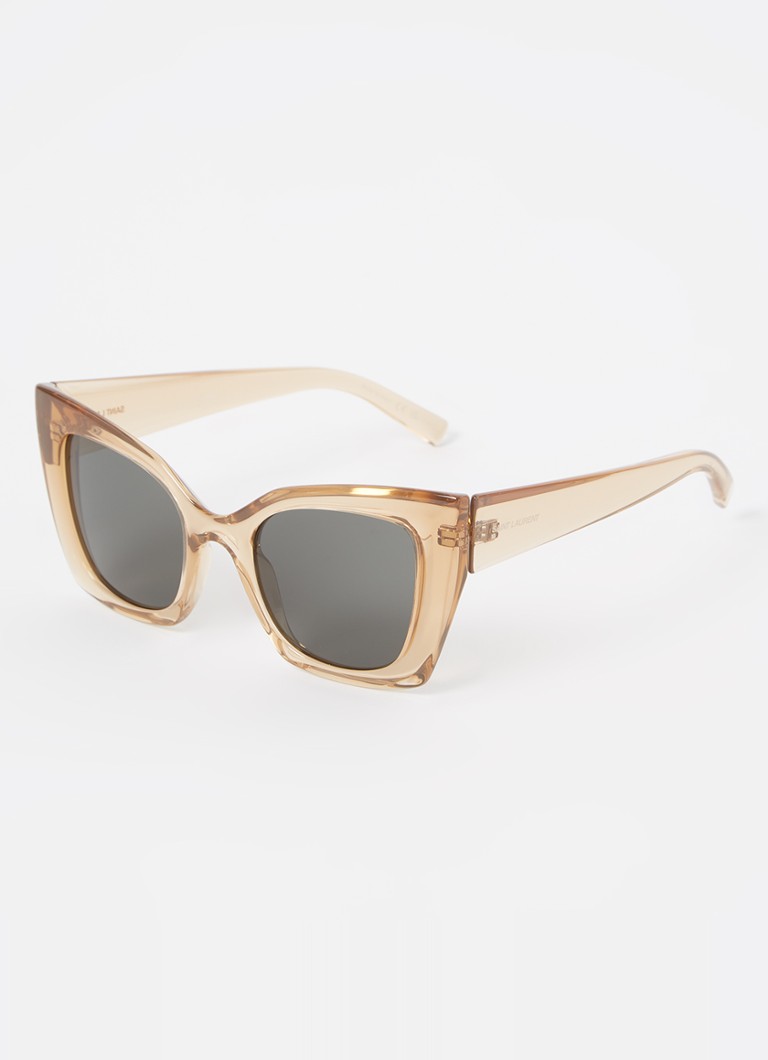 Saint Laurent Dames Cat Eye zonnebril SL 552 Oranje - Deal