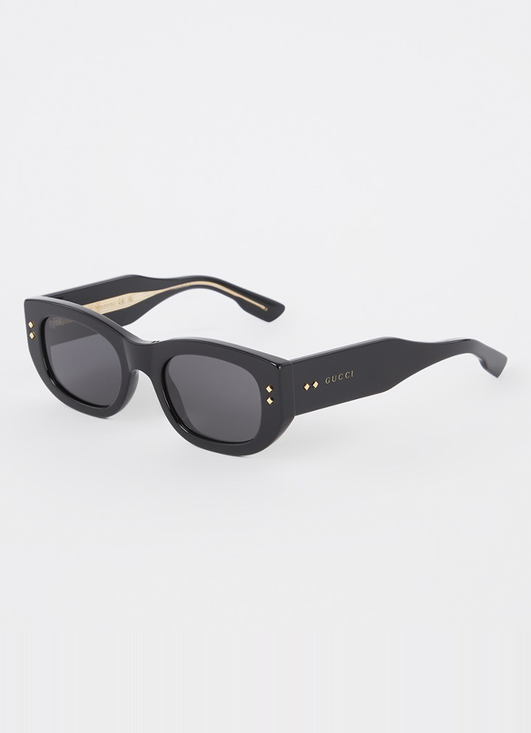 Gucci Dames Cat Eye zonnebril GG1215S Zwart