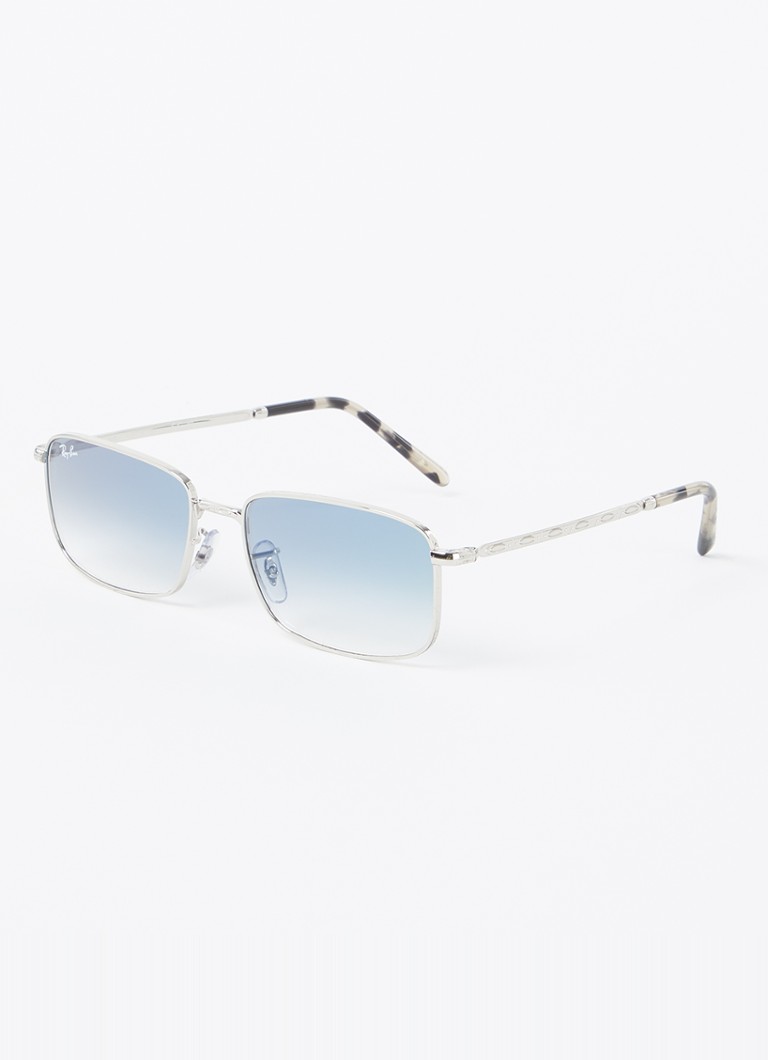Ray-Ban Heren Retro zonnebril RB3717 Zilver - Deal