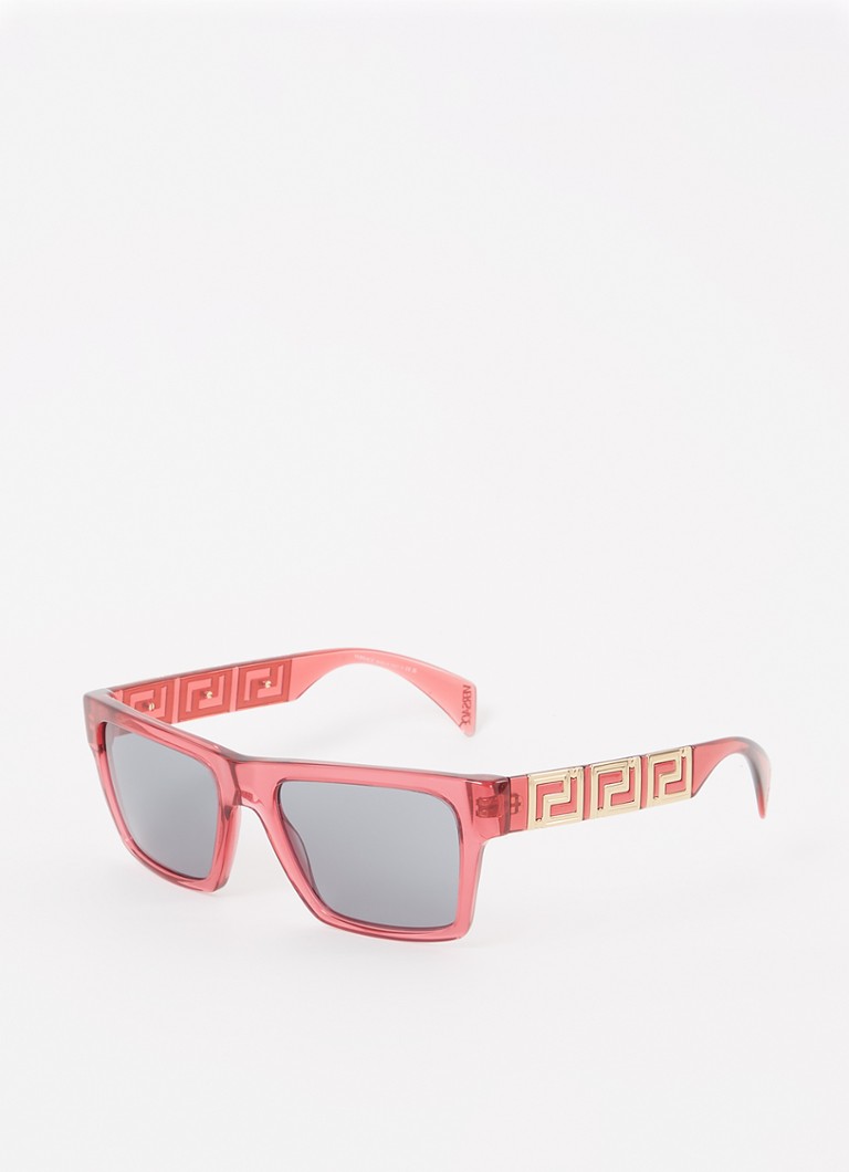 Versace Heren Wayfarer zonnebril VE4445 Rood - Deal