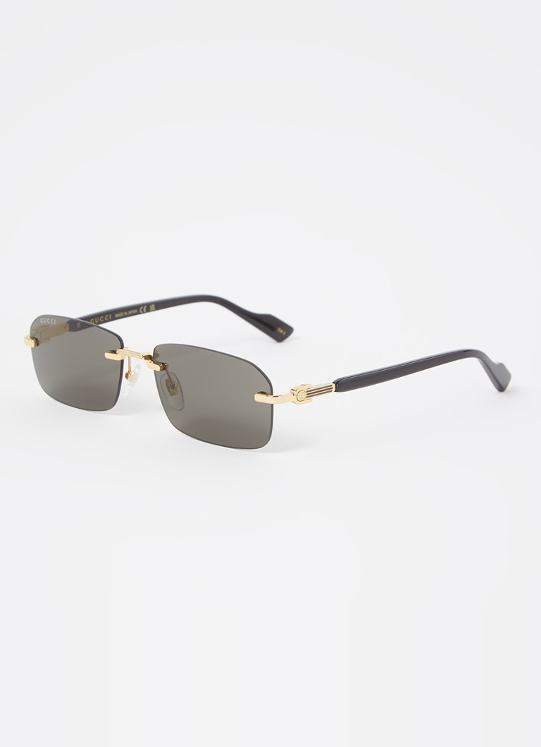 Gucci Heren Retro zonnebril GG1221S Goud