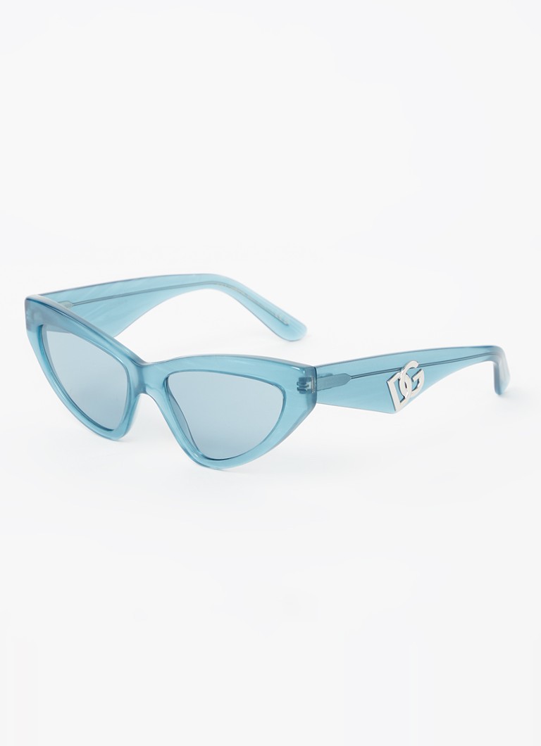 Dolce & Gabbana Dames Crossed zonnebril DG4439 Blauw - Deal