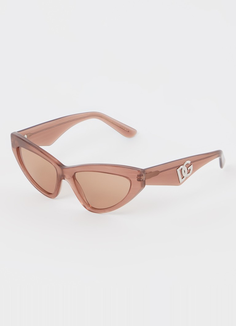 Dolce & Gabbana Dames Crossed Zonnebril DG4439 Roze - Deal
