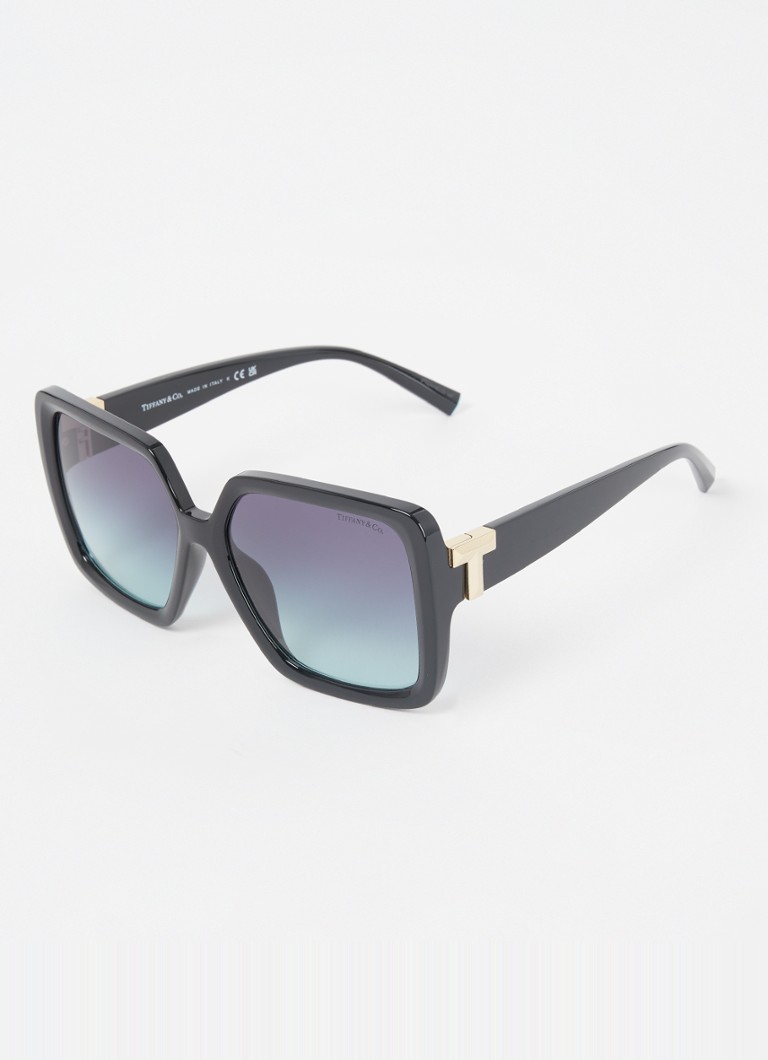 Tiffany & Co. Dames Retro zonnebril TF4206U Zwart - Deal