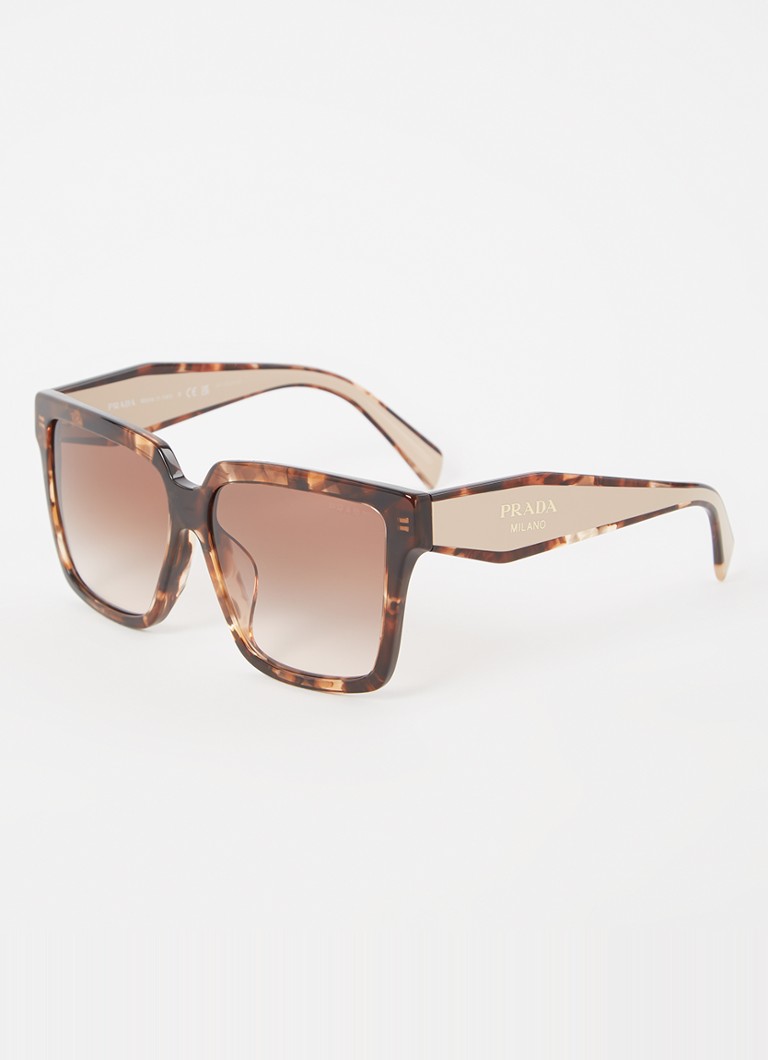 Prada Dames Butterfly zonnebril PR24ZSF Bruin - Deal