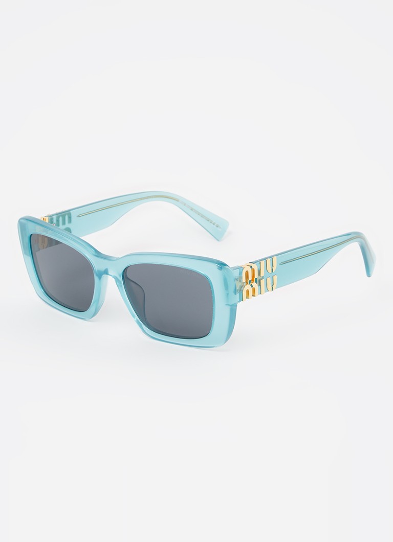 Miu Miu Dames Cat Eye zonnebril MU 07YS Blauw - Deal