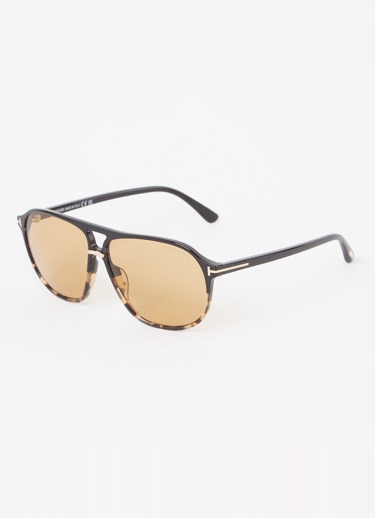 TOM FORD Heren Bruce zonnebril FT1026 Zwart - Deal