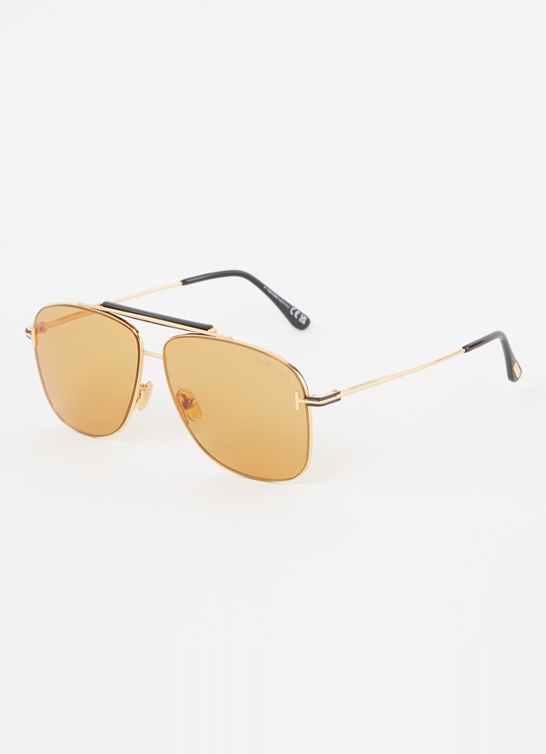 TOM FORD Heren Jaden zonnebril FT1017 Goud - Deal