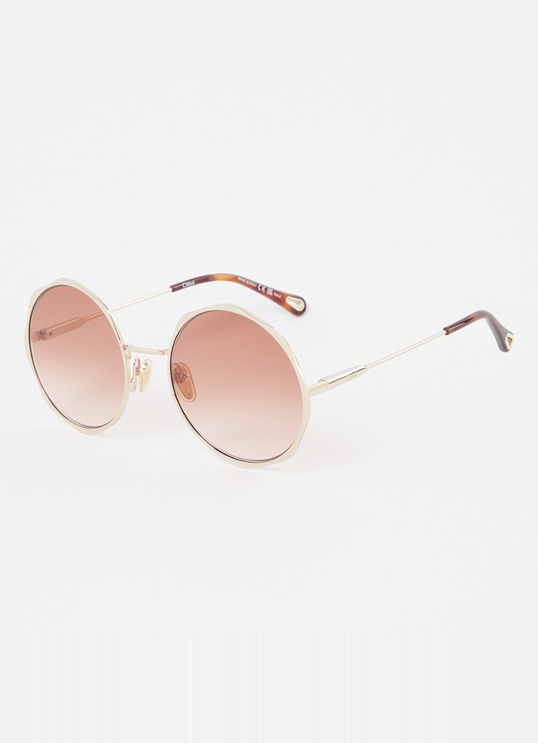 Chloé Dames Honoré zonnebril CH0184S Goud - Deal