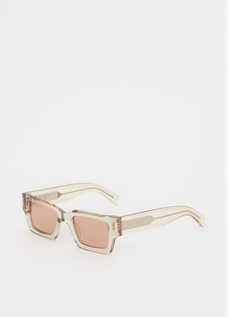 Saint Laurent Dames Butterfly zonnebril SL572 Lichtgeel