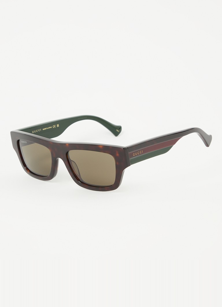 Gucci Heren Wayfarer zonnebril GG1301S Bruin - Deal