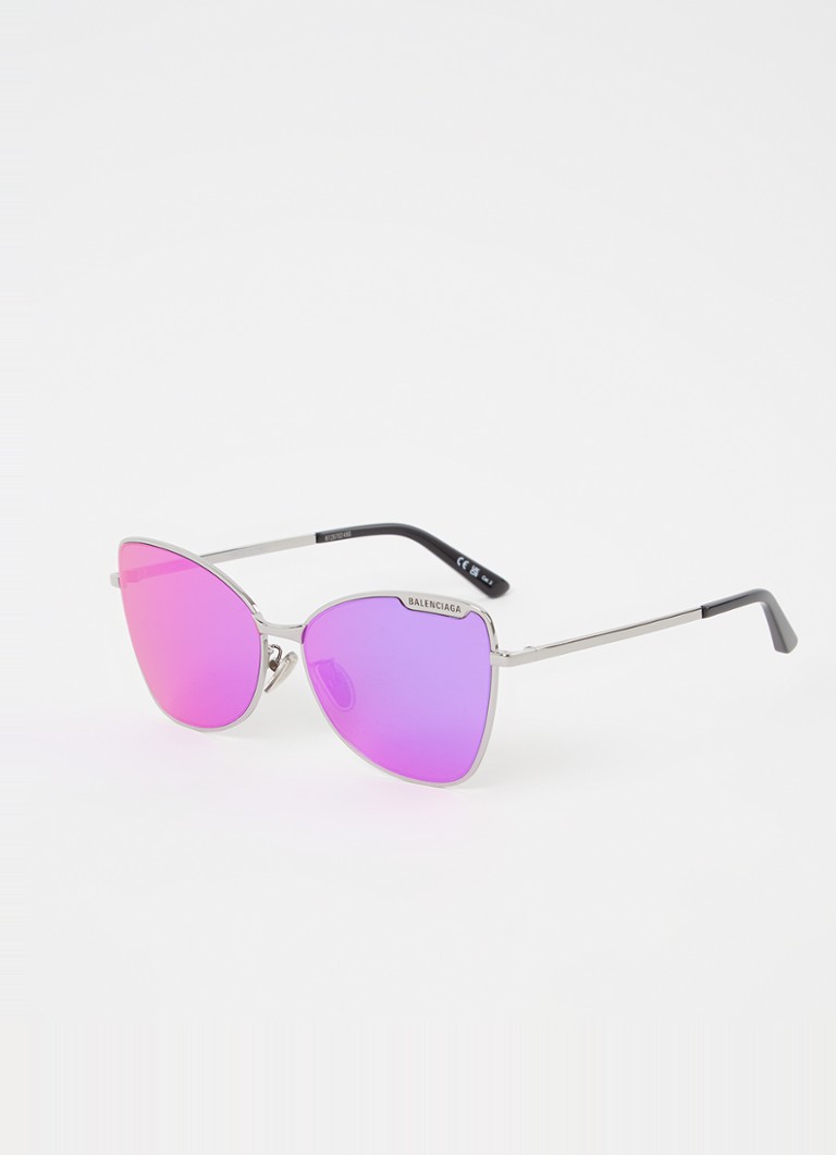 Balenciaga Dames Butterfly zonnebril BB0278S Grijs - Deal
