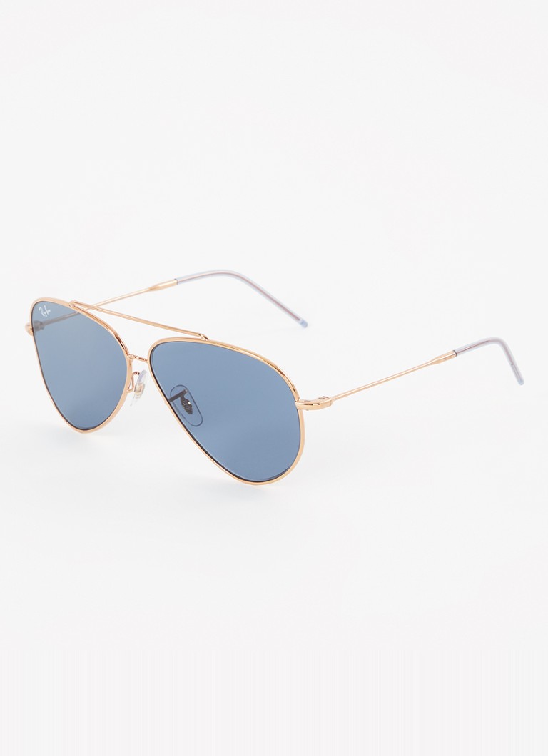 Ray-Ban Heren Reverse zonnebril RBR0101S Roze - Deal