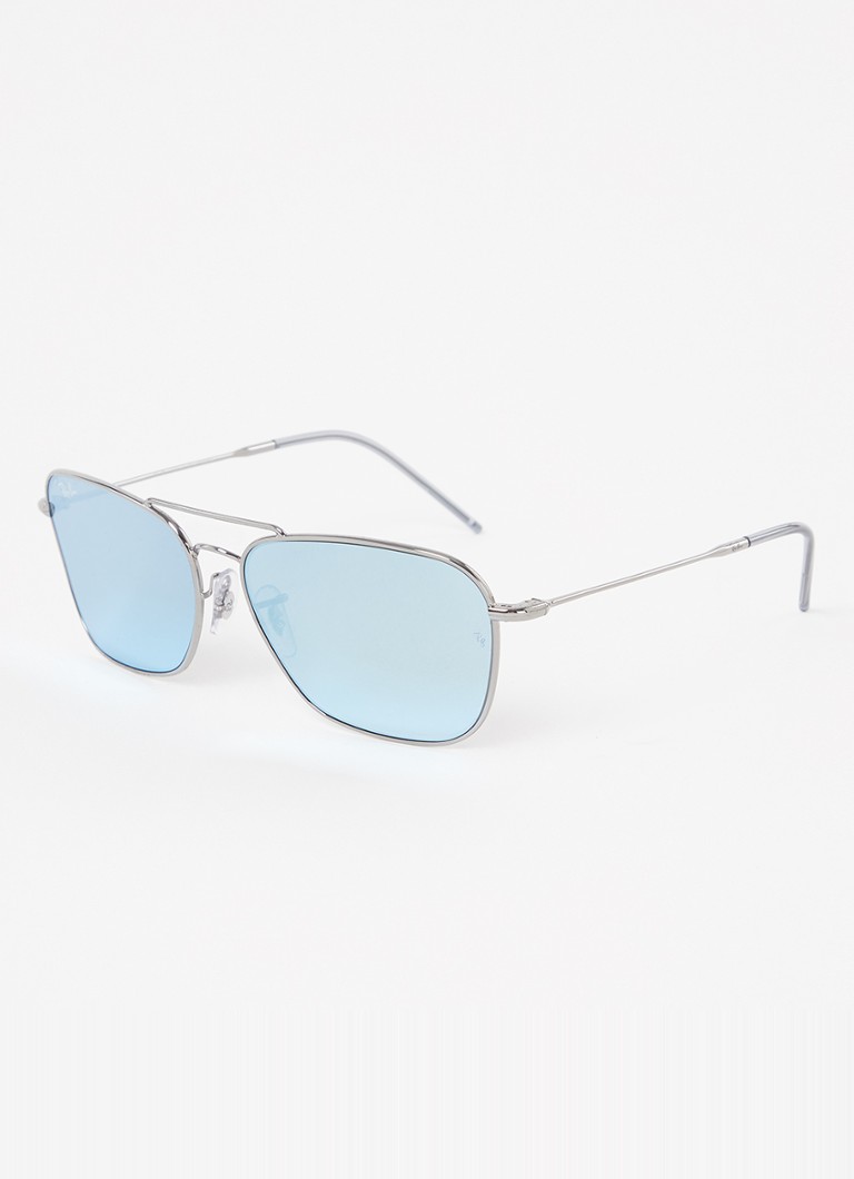 Ray-Ban Heren Caravan Reverse zonnebril RBR0102S Grijs - Deal
