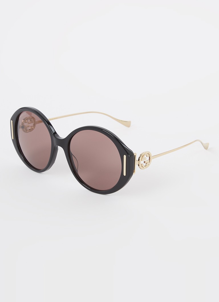 Gucci Dames Retro zonnebril GG1202S Zwart - Deal
