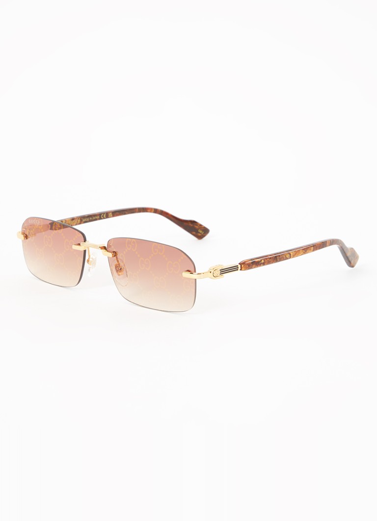 Gucci Heren Retro zonnebril GG1221S Bruin - Deal