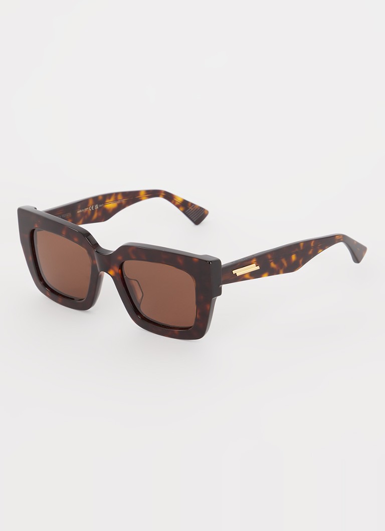 Bottega Veneta Dames Zonnebril BV1212S Donkerbruin - Deal