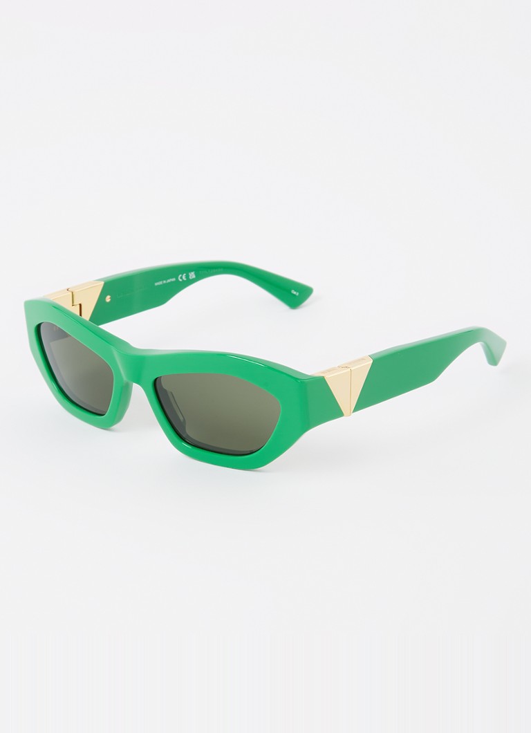 Bottega Veneta Heren Zonnebril BV1221S Groen - Deal