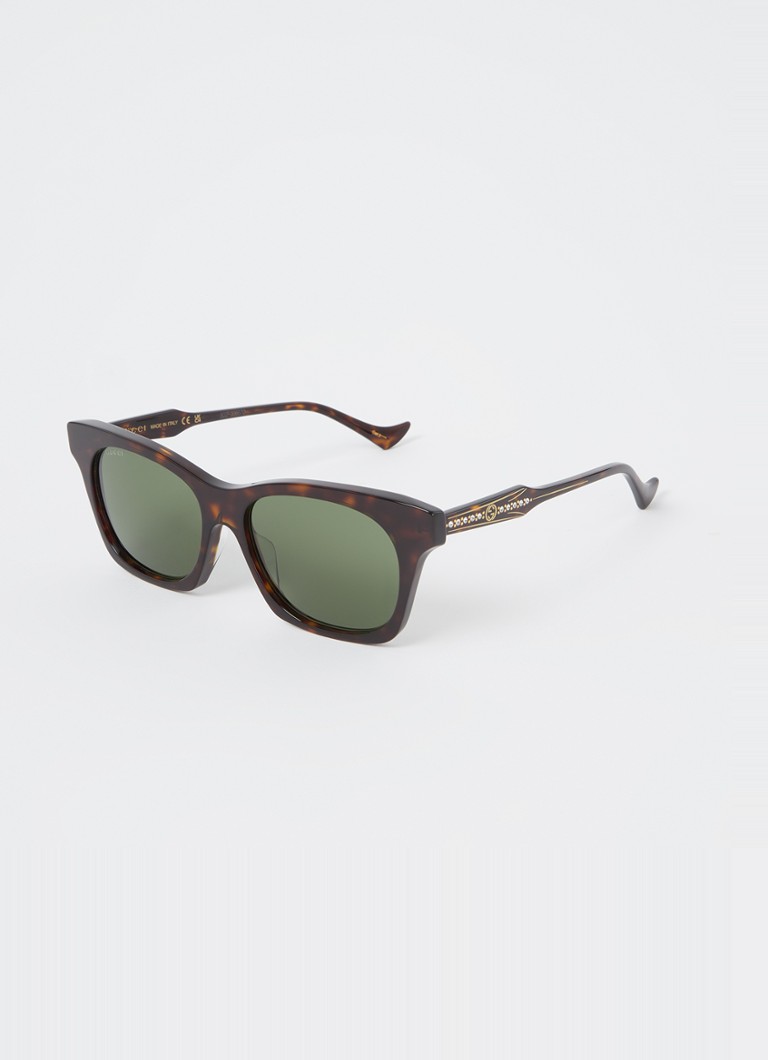 Gucci Dames Wayfarer zonnebril GG1299S Donkerbruin - Deal