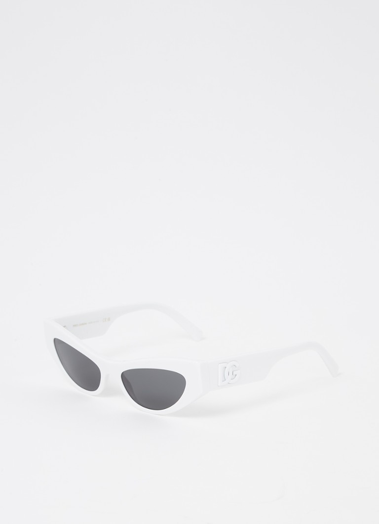 Dolce & Gabbana Dames Cat Eye zonnebril DG4450 Wit - Deal