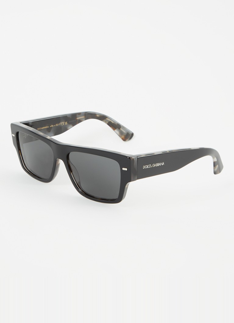 Dolce & Gabbana Dames Wayfarer zonnebril DG4451 Zwart