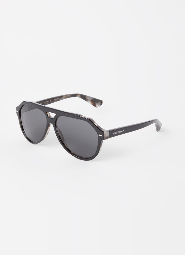 Dolce & Gabbana Dames Piloten zonnebril DG4452 Zwart - Deal