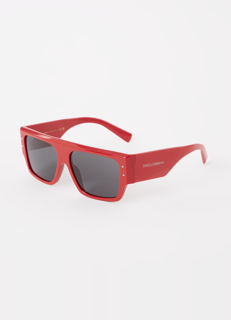 Dolce & Gabbana Dames Wayfarer zonnebril DG4459 Rood - Deal