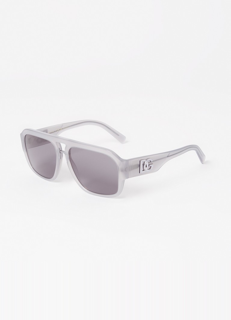 Dolce & Gabbana Dames Piloten zonnebril gepolariseerd DG4403 Lichtgrijs - Deal