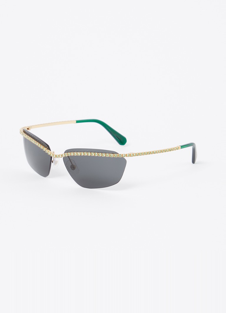 Swarovski Dames Retro zonnebril SK7001 Groen - Deal