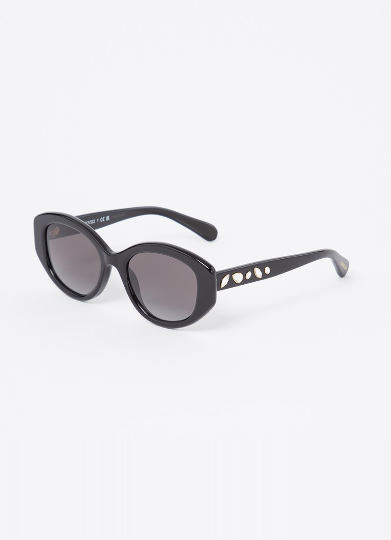 Swarovski Dames Cat Eye zonnebril SK6005 Zwart - Deal