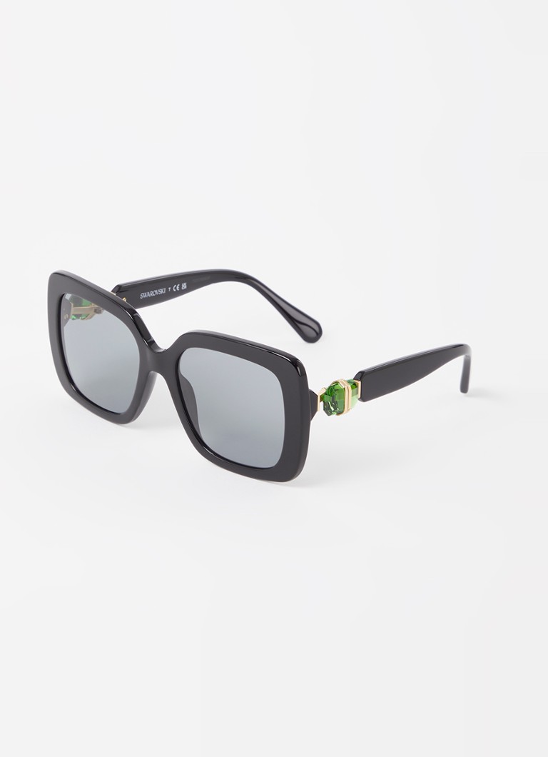 Swarovski Dames Zonnebril SK6001 Zwart - Deal